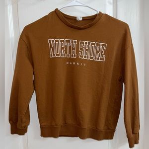 SHEIN North Shore Hawaii Graphic Sweatshirt, 10Y